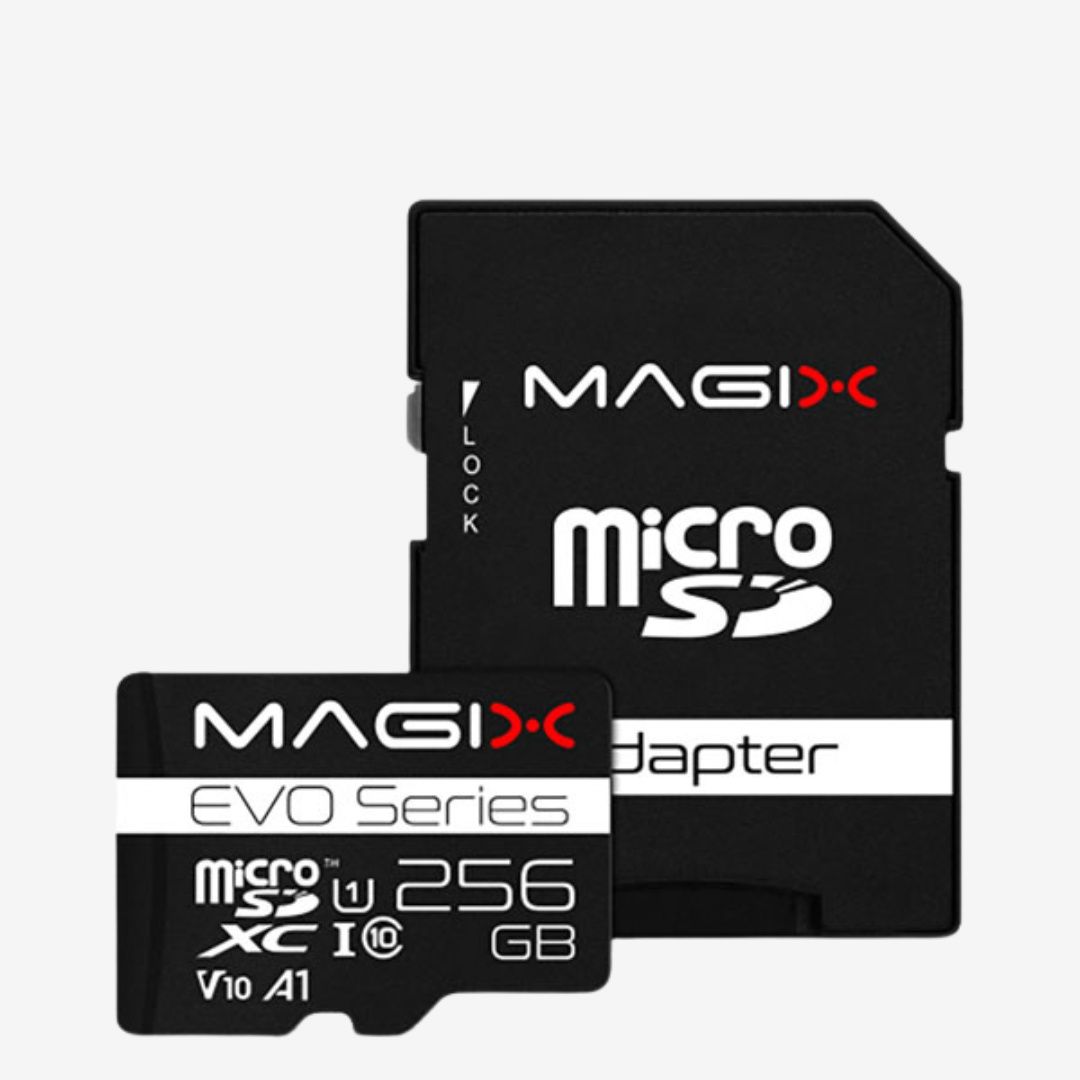 MAGIX EVO Series 256GB MicroSD Card &amp; SD Adapter