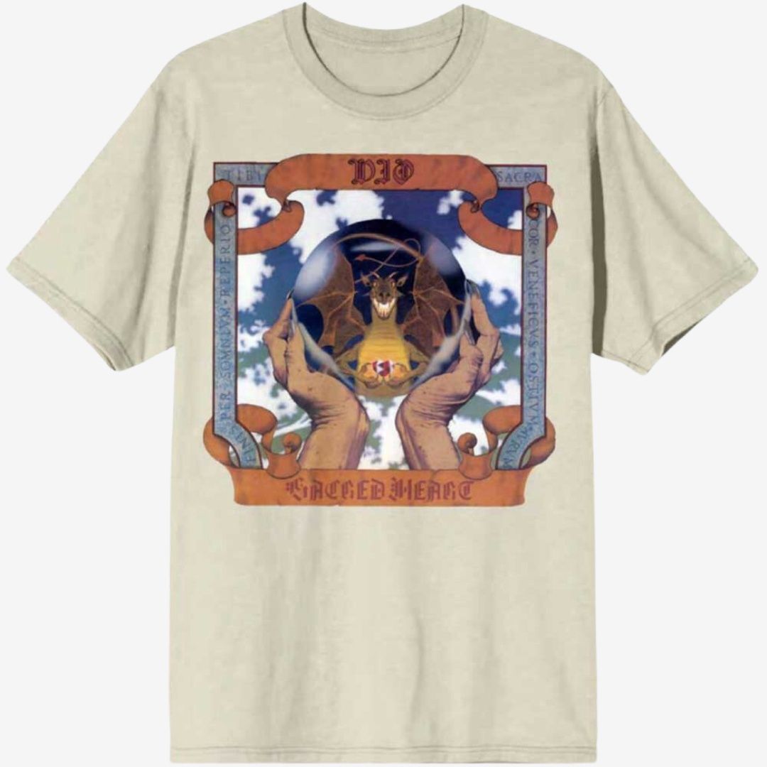 Dio Unisex T-Shirt: Sacred Heart, Size: Small