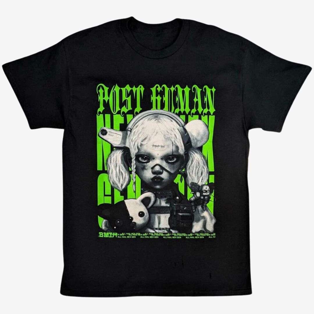 Bring Me The Horizon Unisex T-Shirt: Green Nex Gen, Size: Small