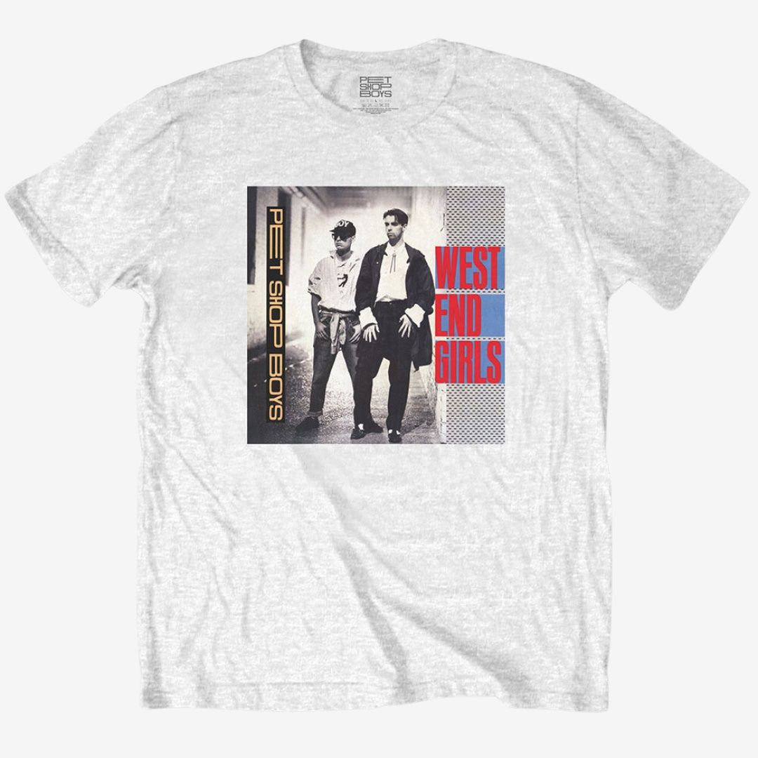 Pet Shop Boys Unisex T-Shirt: West End Girls, Size: Medium