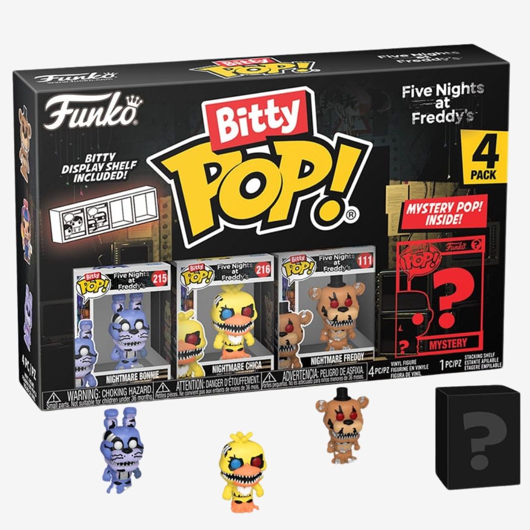 Five Nights at Freddy&#39;s Bitty POP! Vinyl Figure 4-Pack Nightmare Bonnie 2.5cm