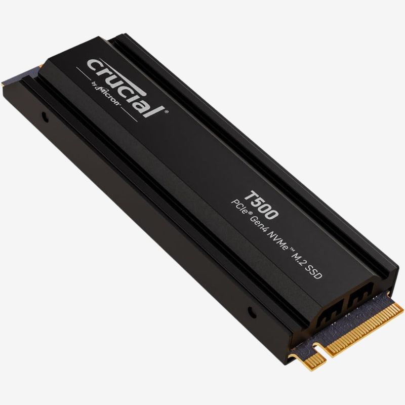 Crucial T500 SSD for PS5 with Heatsink 1TB