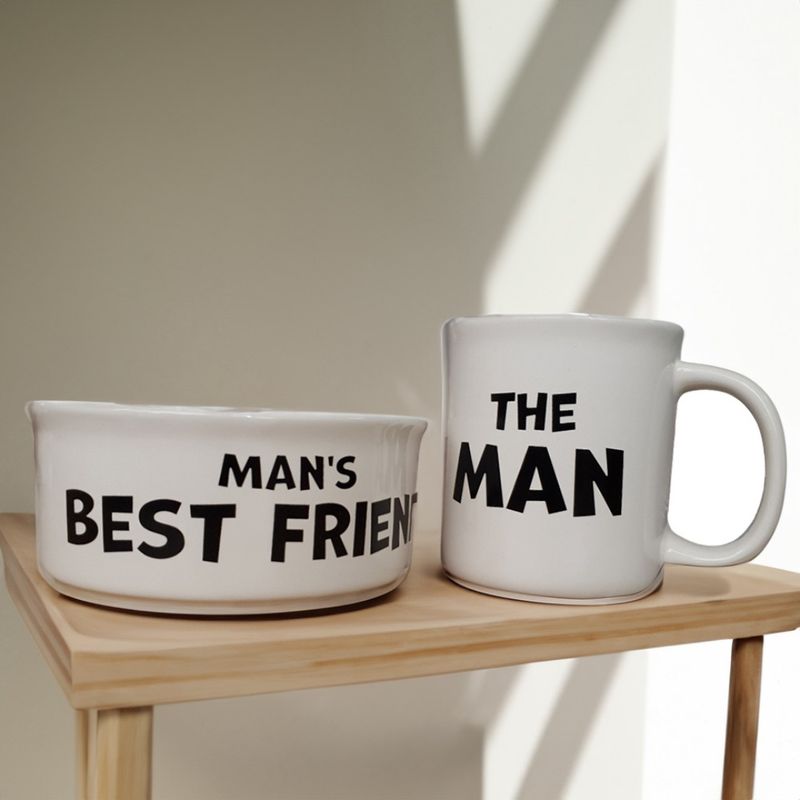 Man&#39;s Best Friend Mug &amp; Bowl Set