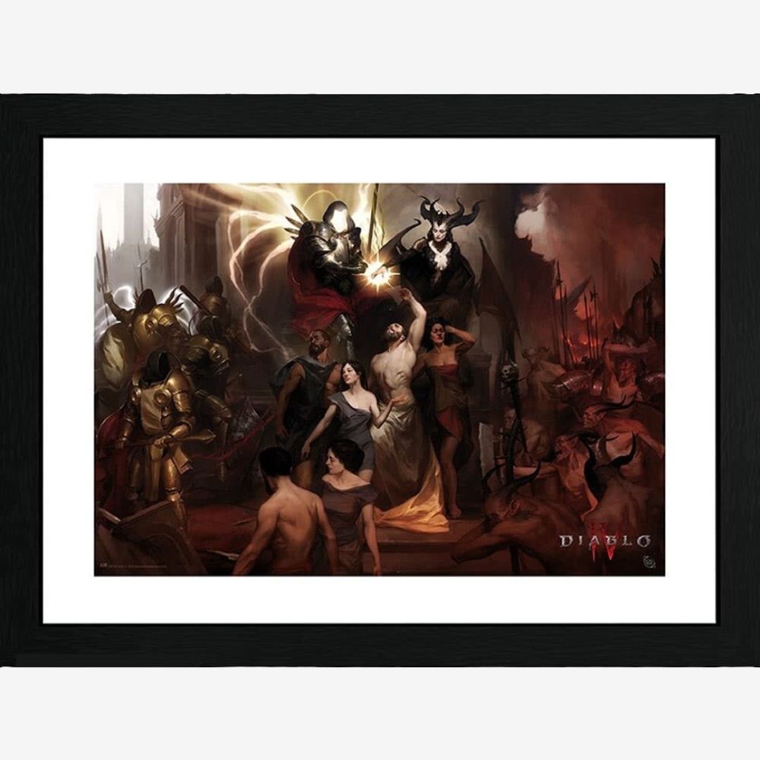Diablo IV Nephalems Framed Print