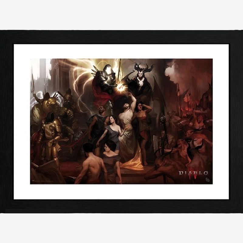 Diablo IV Nephalems Framed Print