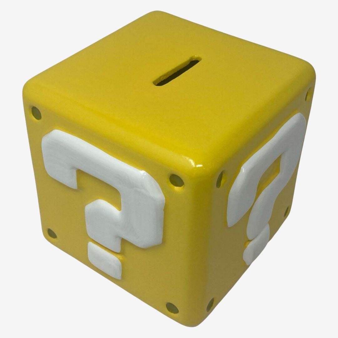 Super Mario (Question Mark Block) Shaped Money Bank