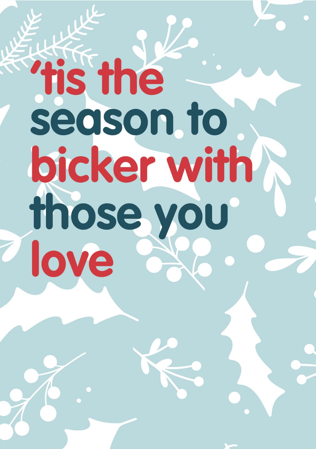 BICKER XMAS