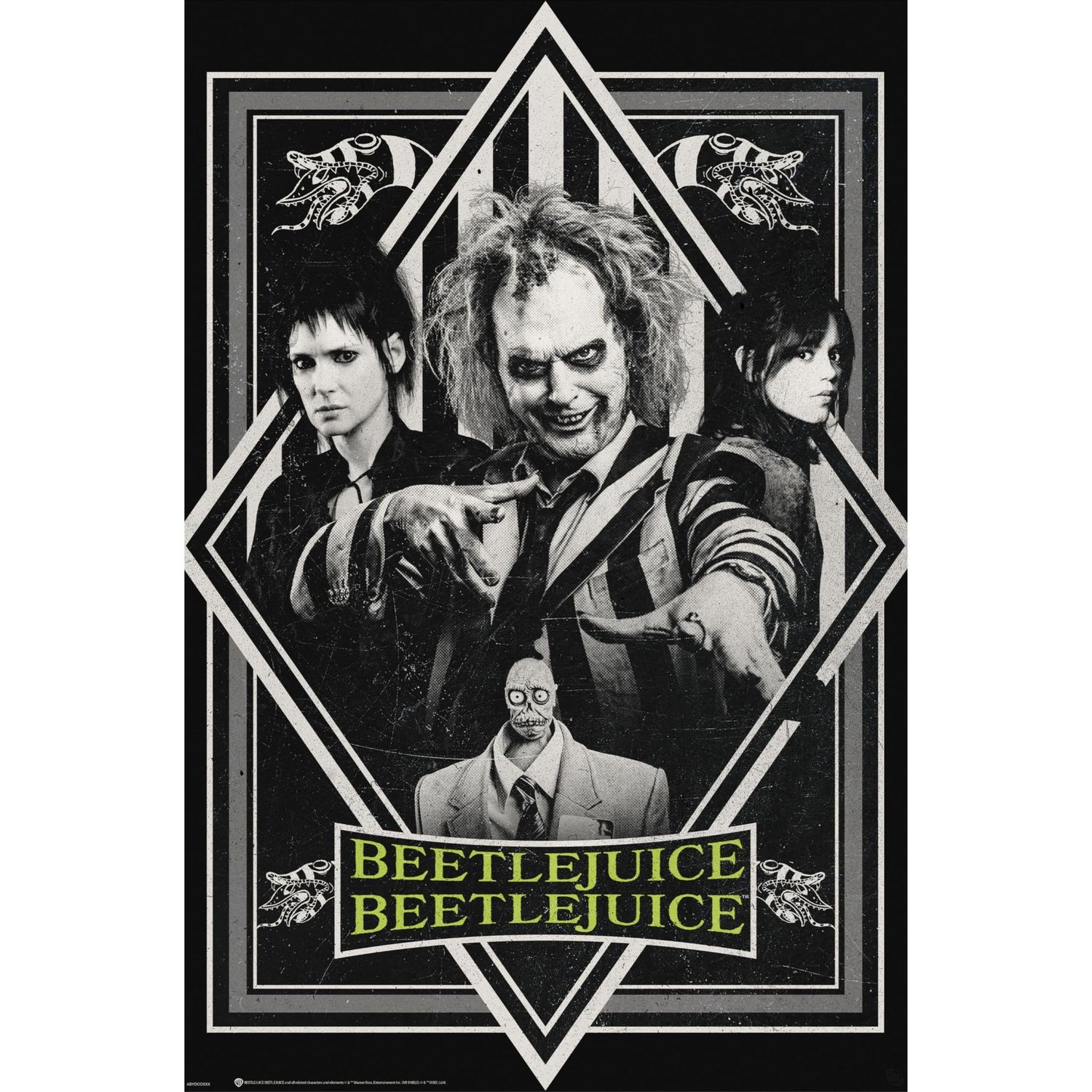 BEETLEJUICE 2 (BLACK &amp; WHITE) MAXI POSTER (19)