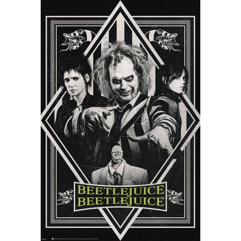 BEETLEJUICE 2 (BLACK &amp; WHITE) MAXI POSTER (A40)