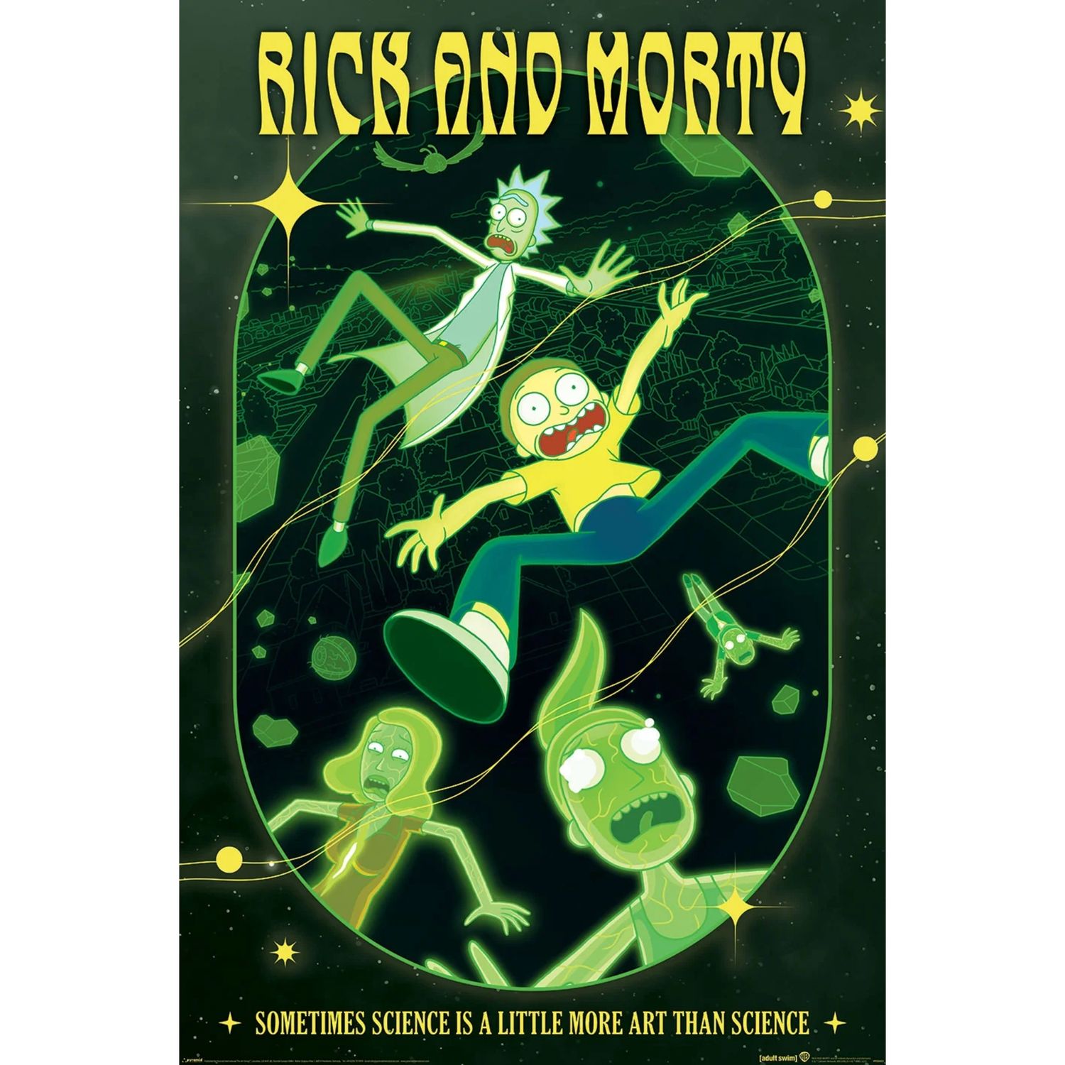RICK AND MORTY (RAVE RICKRIVAL) MAXI POSTER (A35)