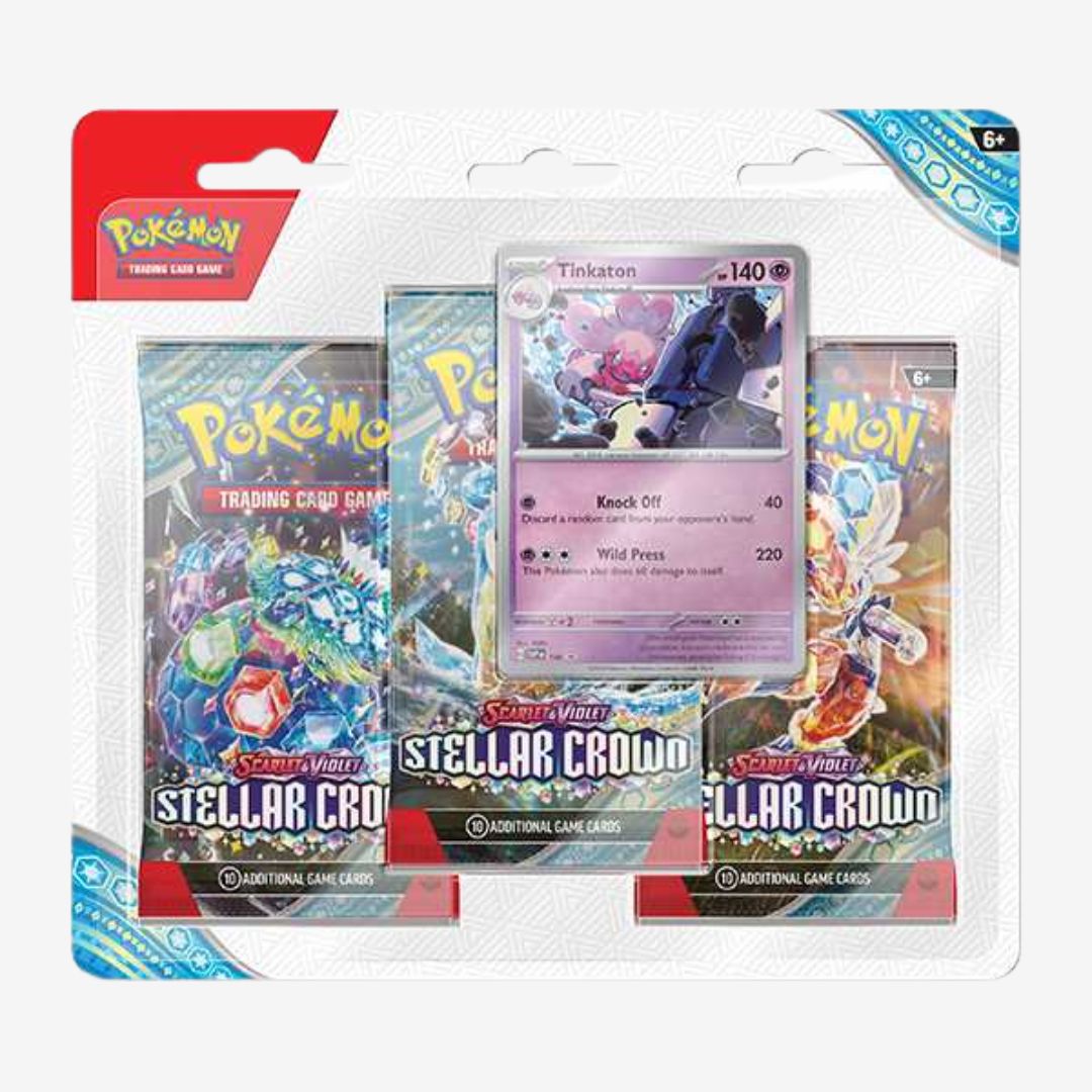 Pokémon TCG: Scarlet &amp; Violet 7 - Stellar Crown - 3-Pack