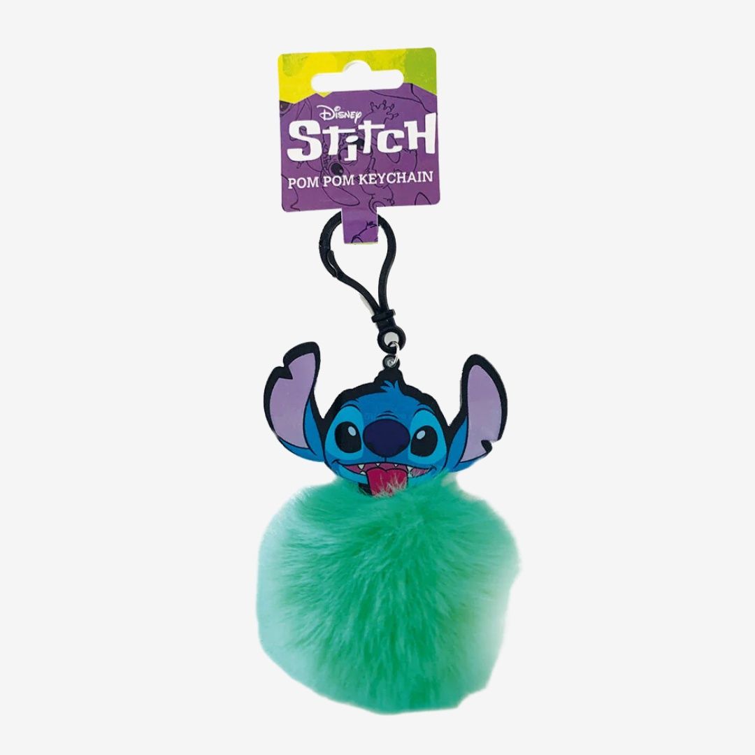 Lilo And Stitch (You&#39;Re My Fave) Pom Pom Keychain