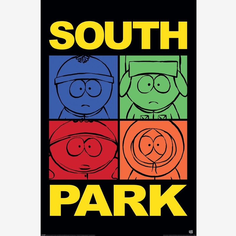 South Park (Block Colour) Maxi Poster (A89)