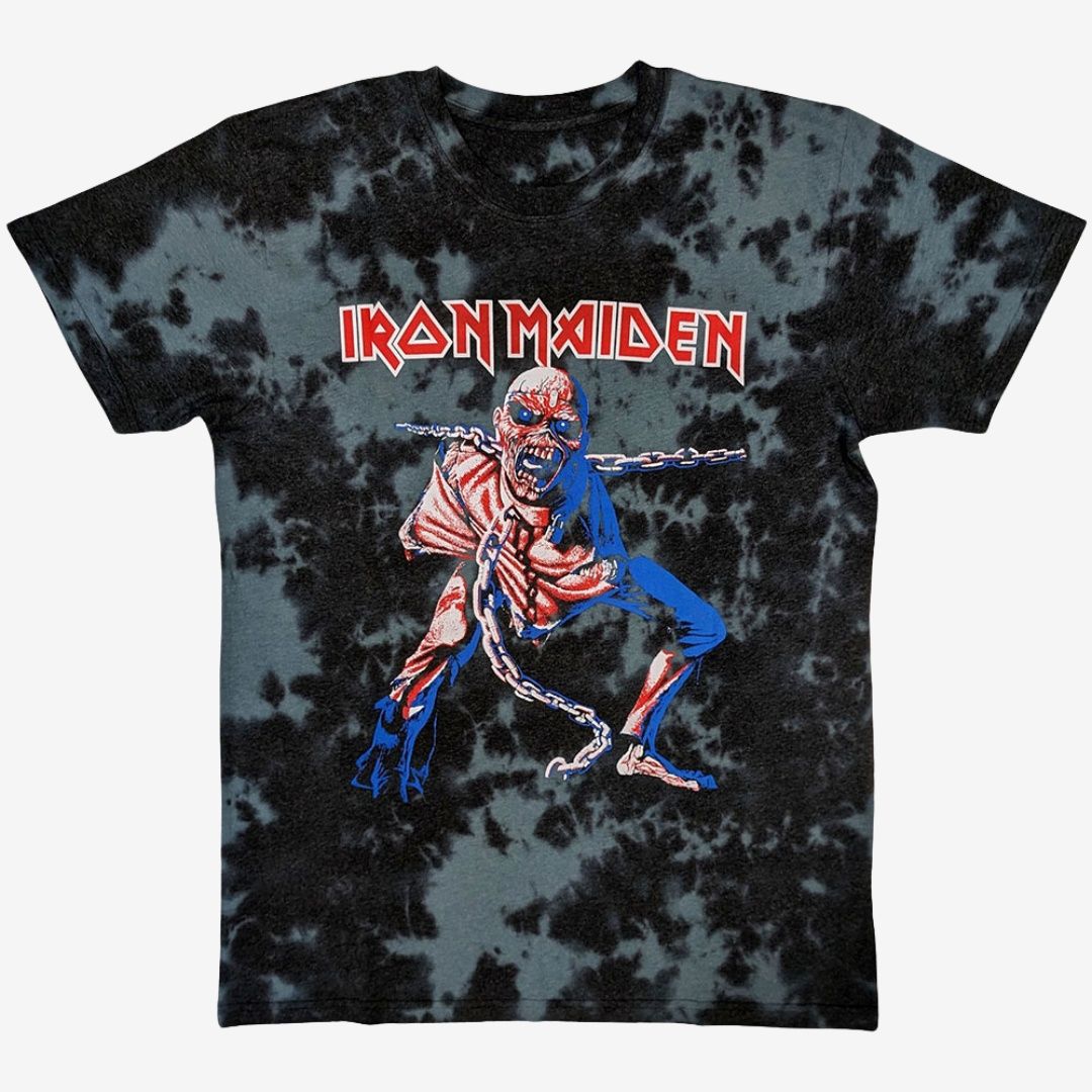 Iron Maiden Unisex T-Shirt: Eddie Piece Of Mind (Wash Collection), Size: Small