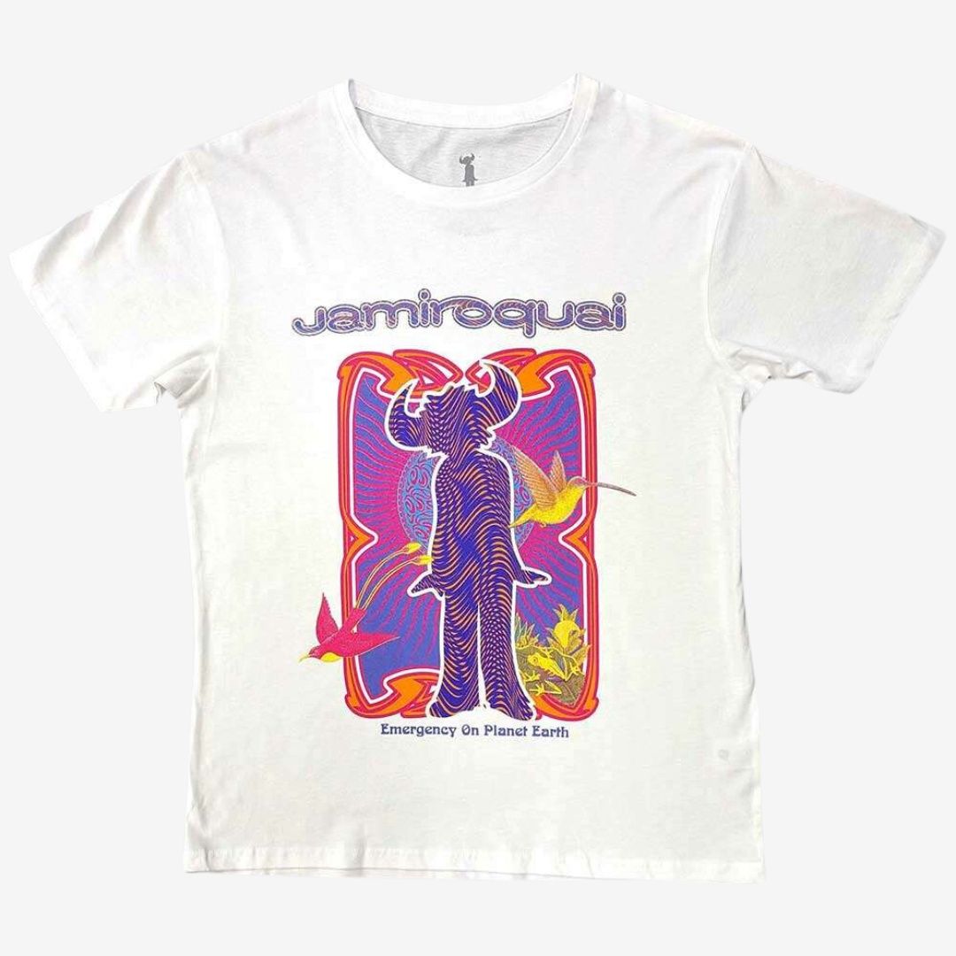 Jamiroquai Unisex T-Shirt: Emergency, Size: Medium