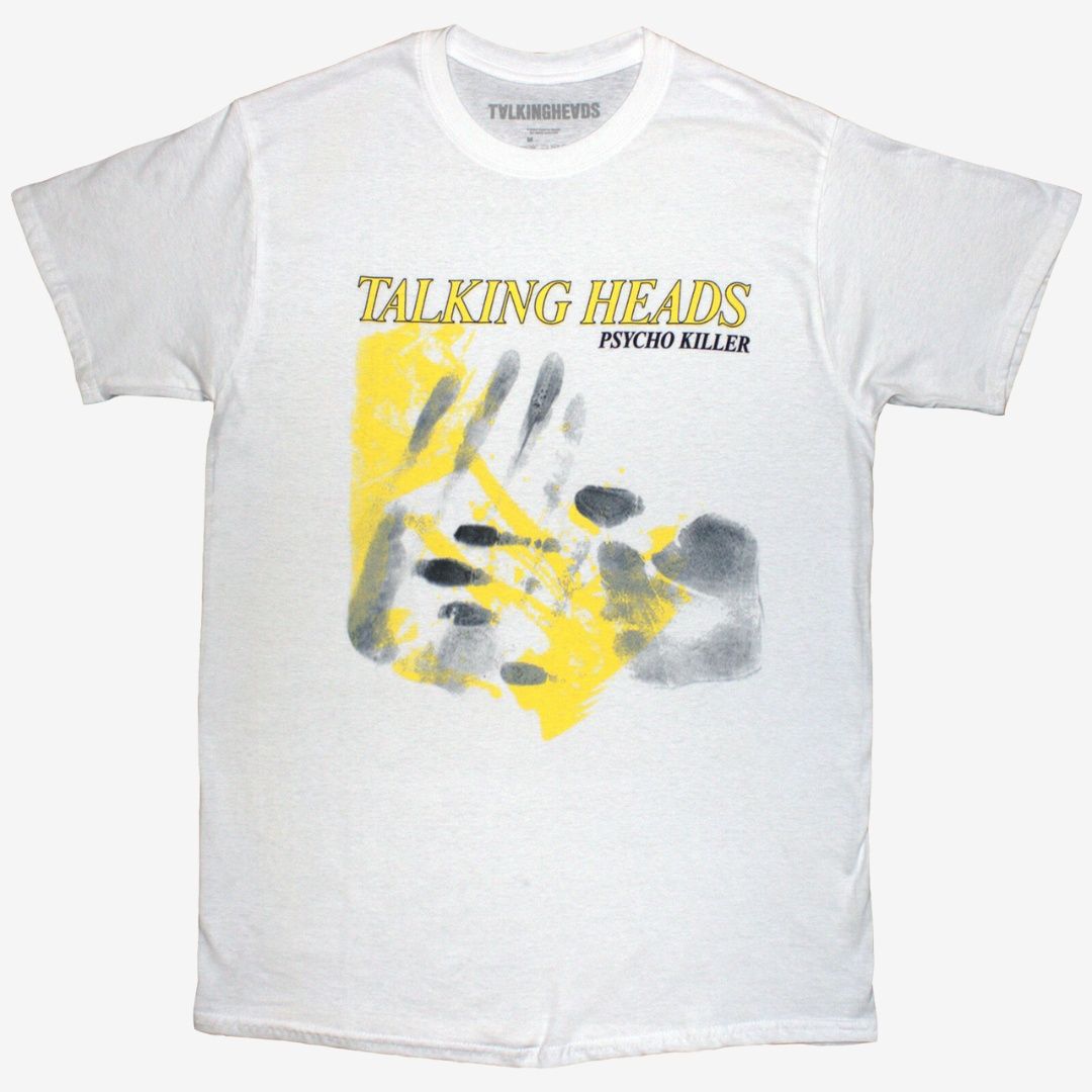 Talking Heads Unisex T-Shirt: Psycho Killer Hands, Size: Medium