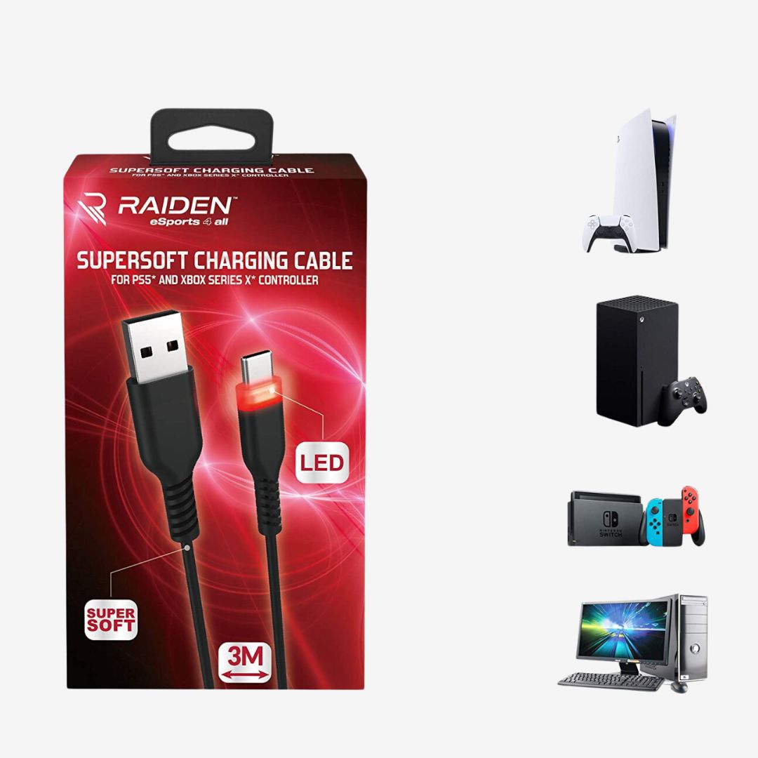 Raiden USB C Charging and Transfer Cable