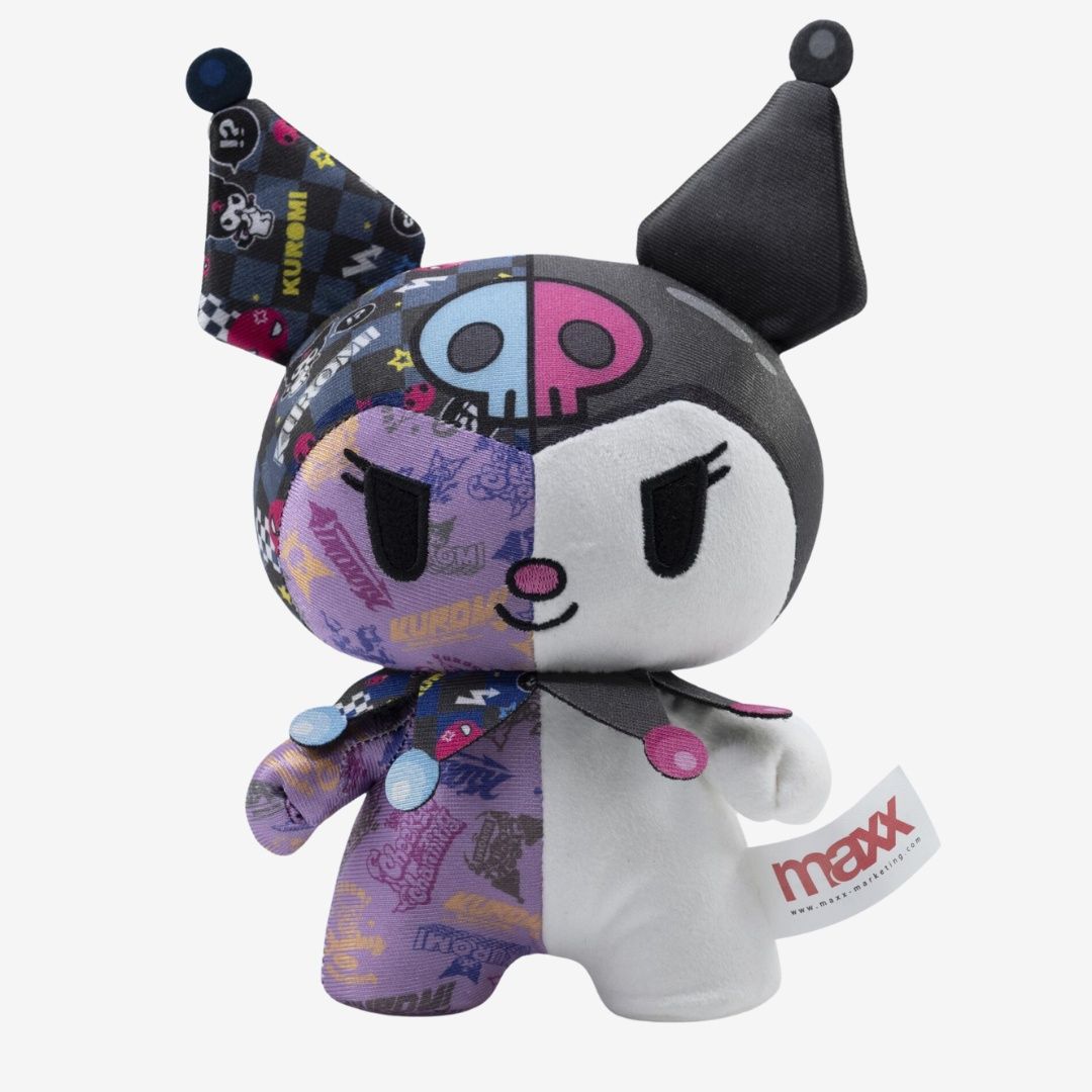 Sanrio DZNR Plush Figure Kuromi Graffiti Edition 18 cm