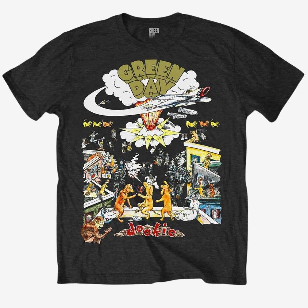 Green Day Unisex T-Shirt: 1994 Tour, Size: Medium