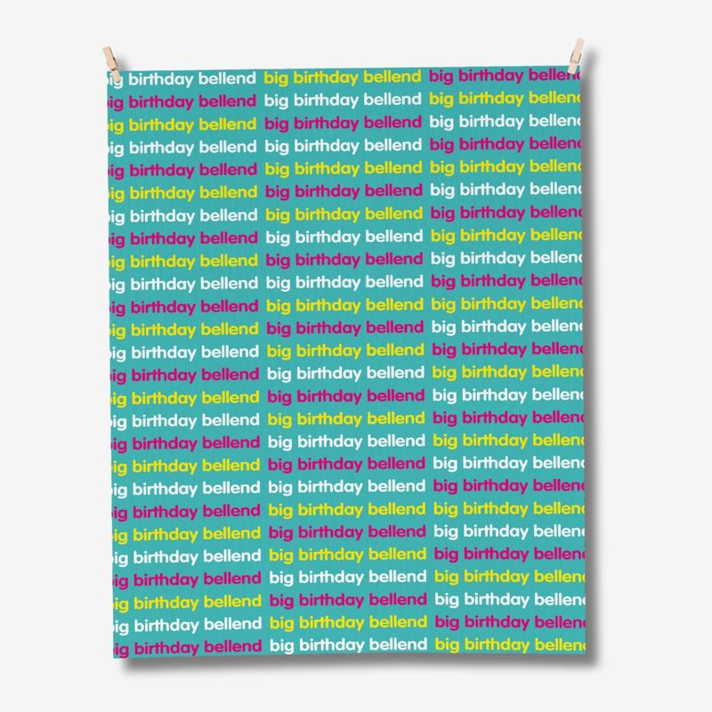 Wrapping Paper | Big Birthday Bellend
