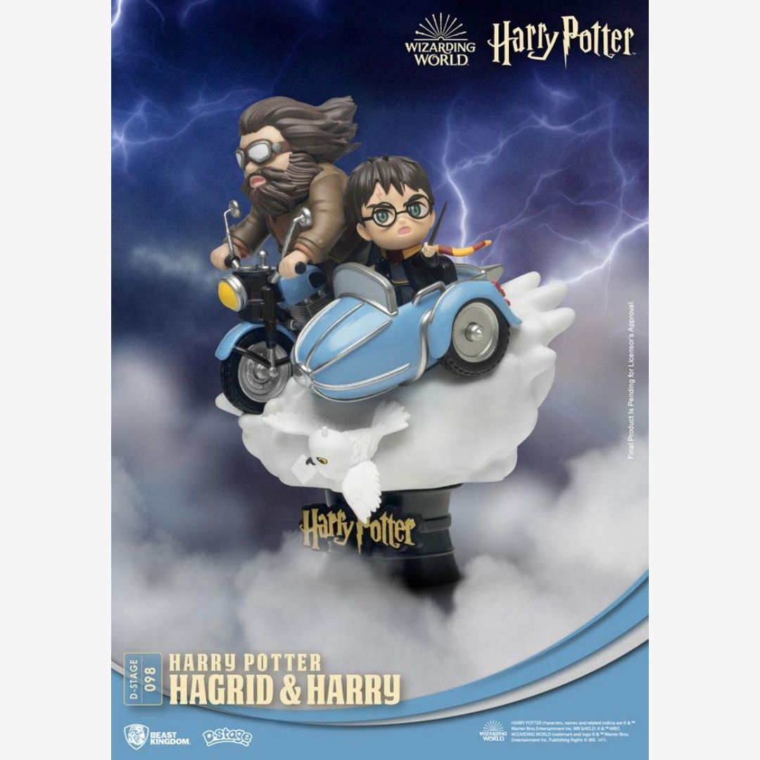 Harry Potter D-Stage PVC Diorama Hagrid &amp; Harry New Version 15 cm