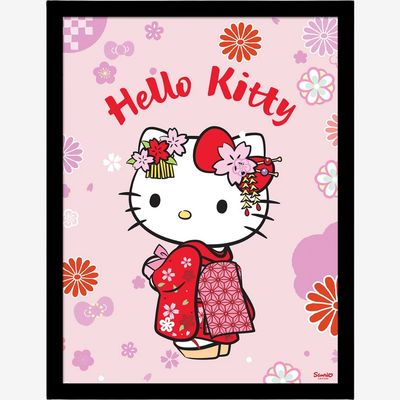 HELLO KITTY (KIMONO) COLLECTOR PRINT (FRAMED) HELLO KITTY (KIMONO) COLLECTOR PRINT (FRAMED)