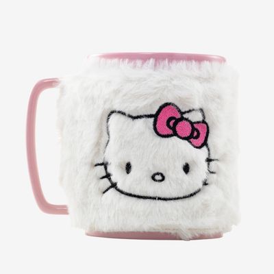 HELLO KITTY (PINK BOW FACE ICON) FUZZY MUG HELLO KITTY (PINK BOW FACE ICON) FUZZY MUG