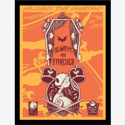 NIGHTMARE BEFORE CHRISTMAS (ALWAYS AND FOREVER) COLLECTOR PRINT (FRAMED)