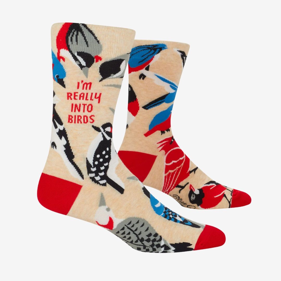 Really Into Birds Men&#39;s Socks