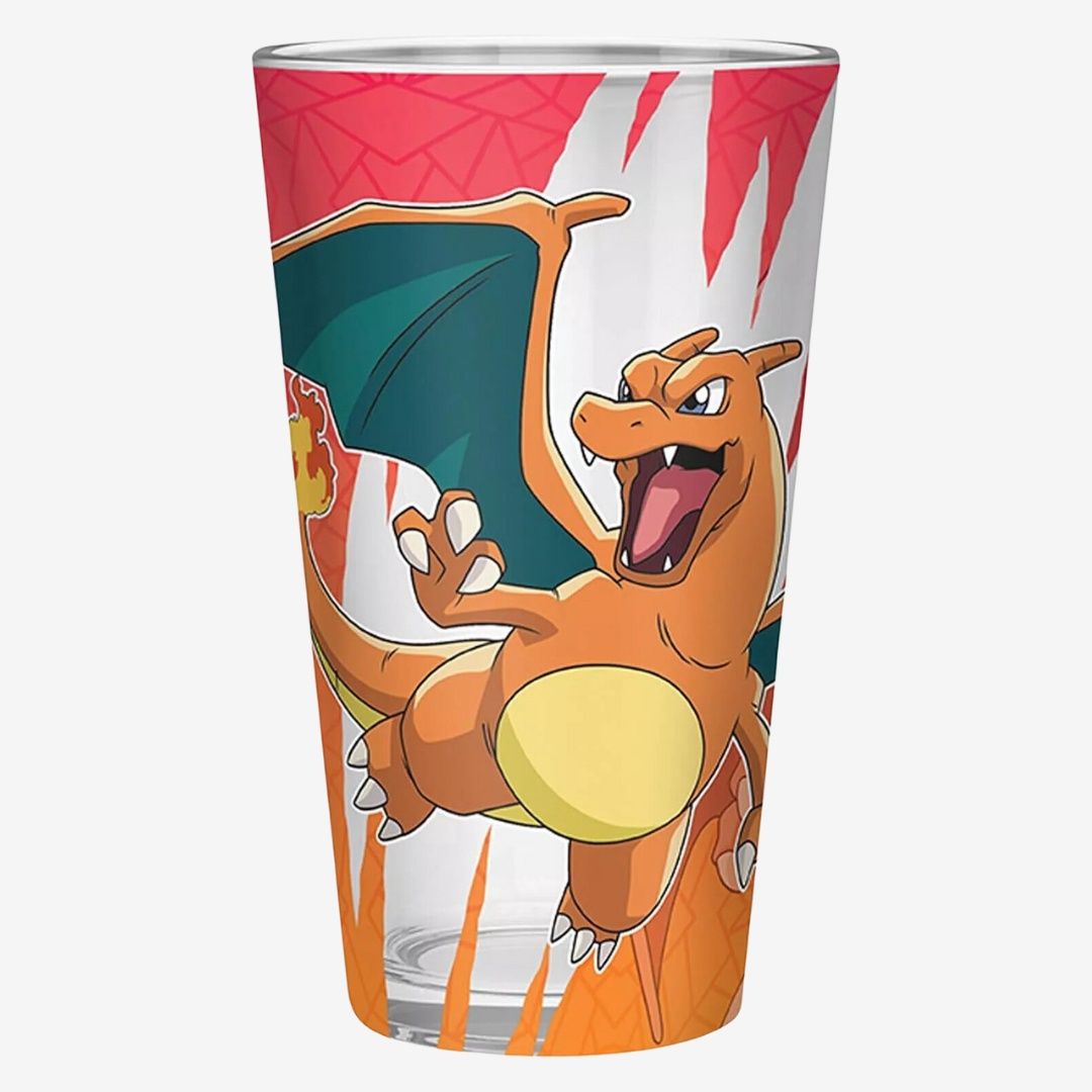 Pokemon Charizard Large 400ml Glass