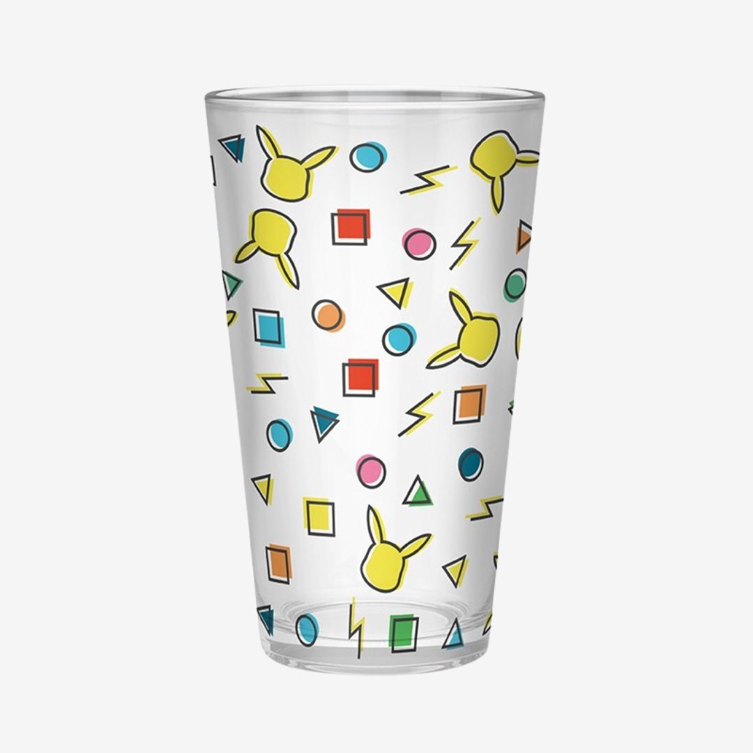 Pokemon Pikachu Pattern Large 400ml Glass