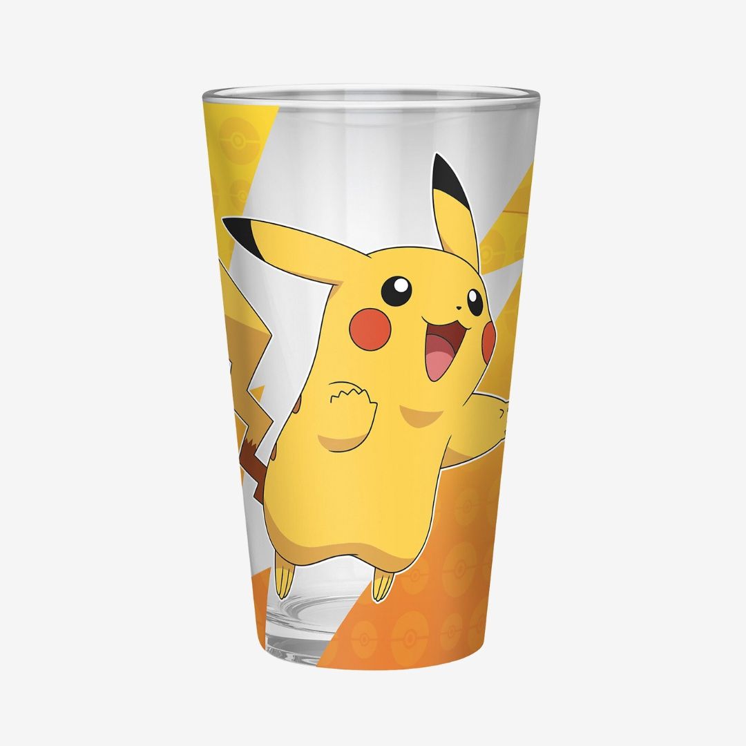 Pokemon Pikachu Foil Large 400ml Glass