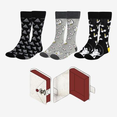 Harry Potter Socks 3-Pack 38-45 (UK 5-11)