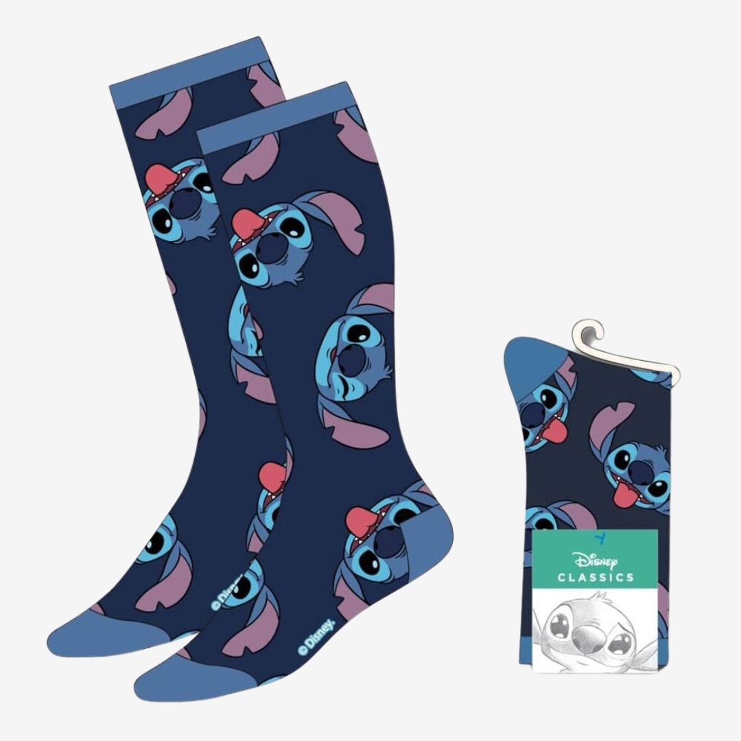 Lilo &amp; Stitch Socks Stitch&#39;s Face 36-43 (UK 3.5-9)