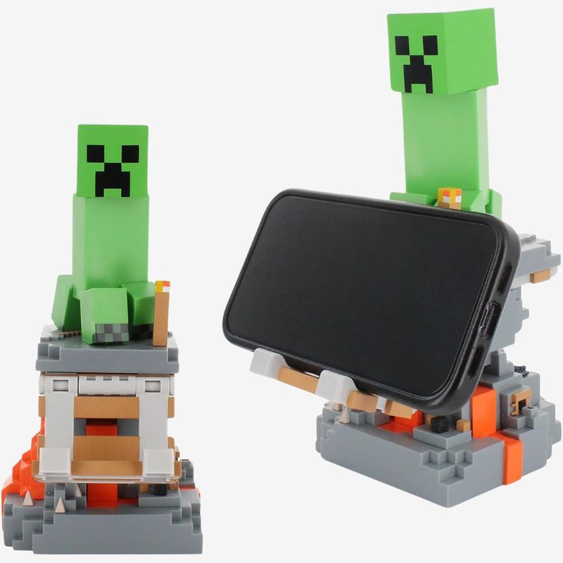 Cable Guys R.E.S.T Minecraft Creeper Collectible Figure Device Holder