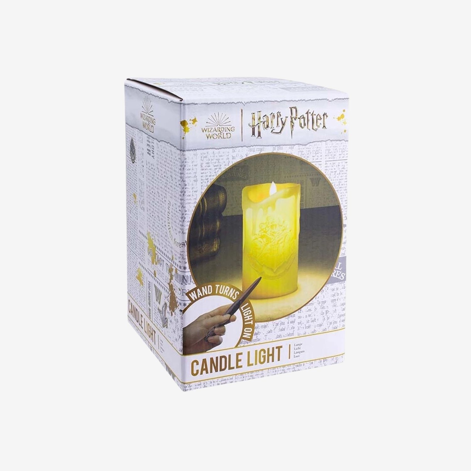 Magical Hogwarts Crest Led Candle Light With Wand Remote