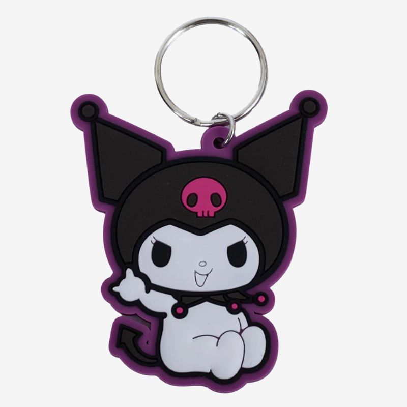 Kuromi (Rocking) PVC Keychain