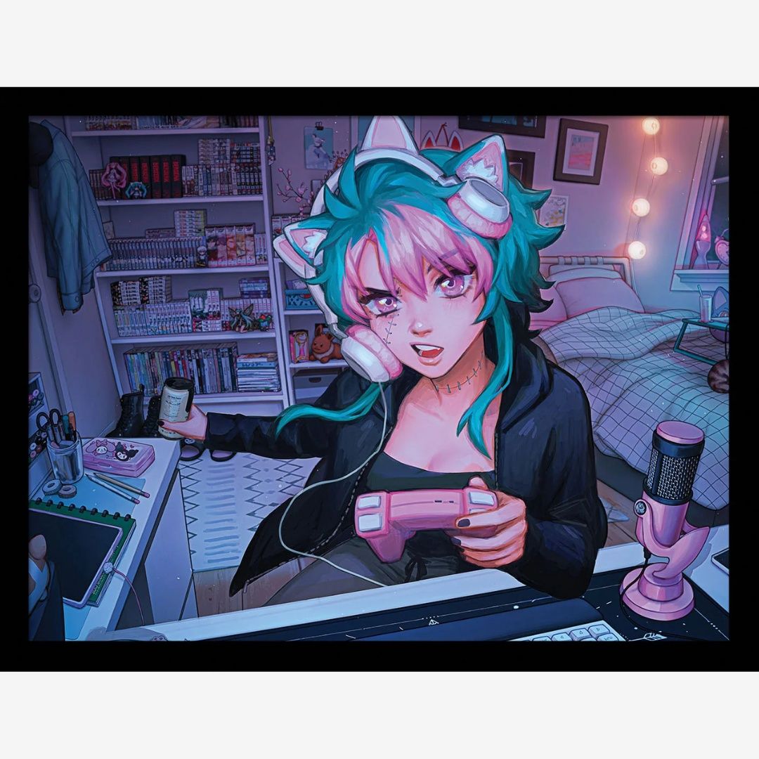 Ivy Dolamore (Wtf Moment) Framed 30x40cm Print