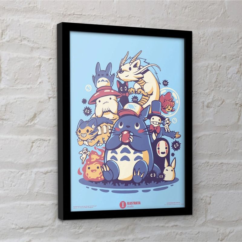 Ilustrata (Creatures Spirits And Friends) Framed 30x40cm Print