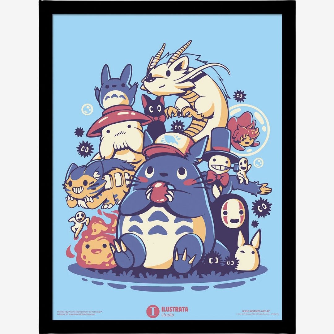 Ilustrata (Creatures Spirits And Friends) Framed 30x40cm Print