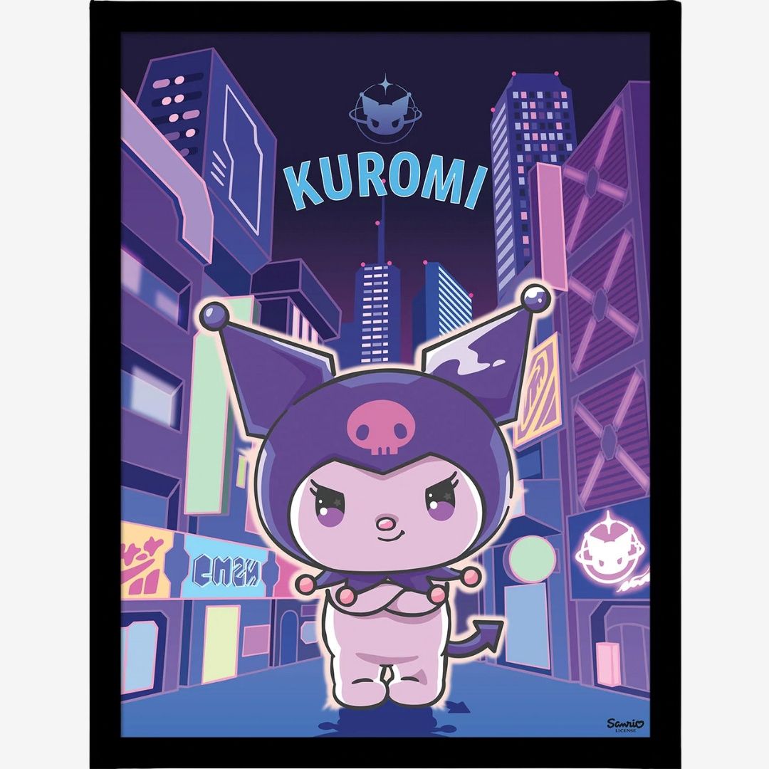 Kuromi (Ambition) Framed 30x40cm Print