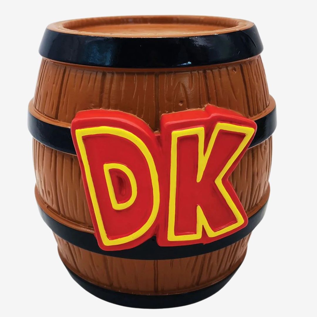 Donkey Kong (DK Barrel) Shaped Money Box