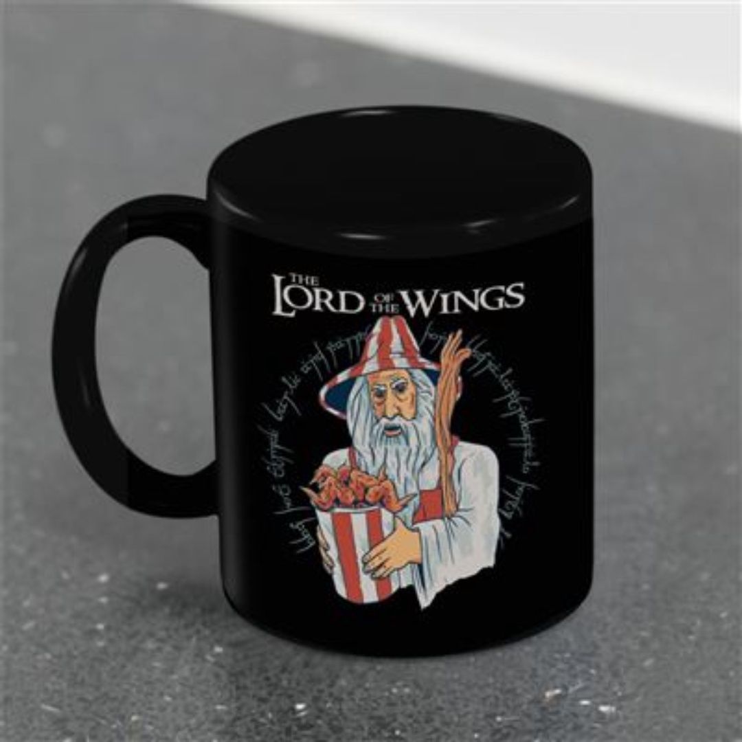 Threadless (Lord Of Wings) Black 11oz Mug