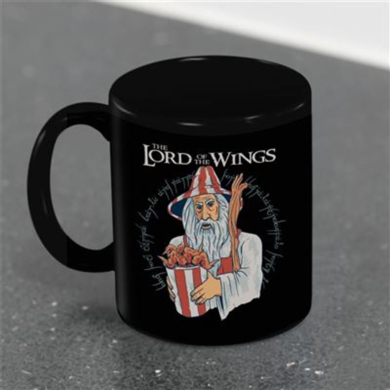 Threadless (Lord Of Wings) Black 11oz Mug