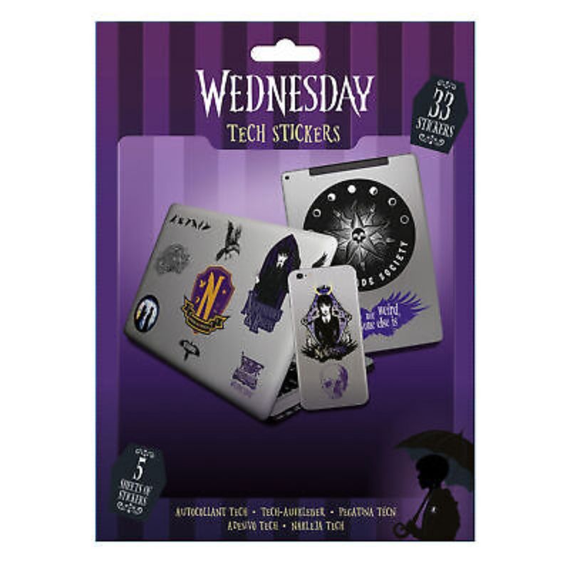 Wednesday (Nightshade) Tech Sticker Pack