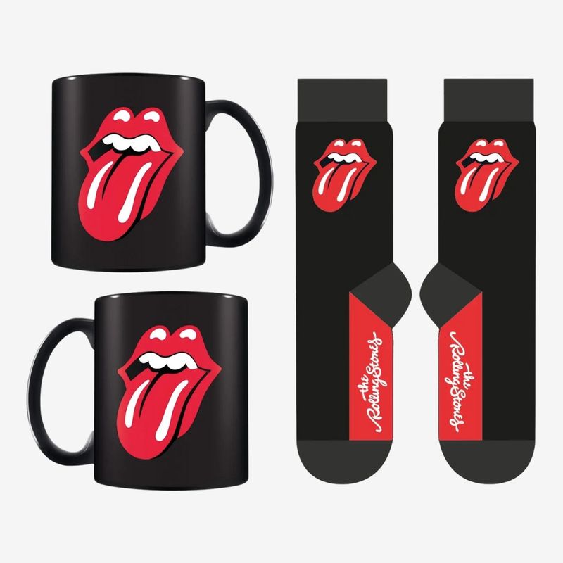 The Rolling Stones (Tongue and Lips Logo) Mug &amp; Socks Set