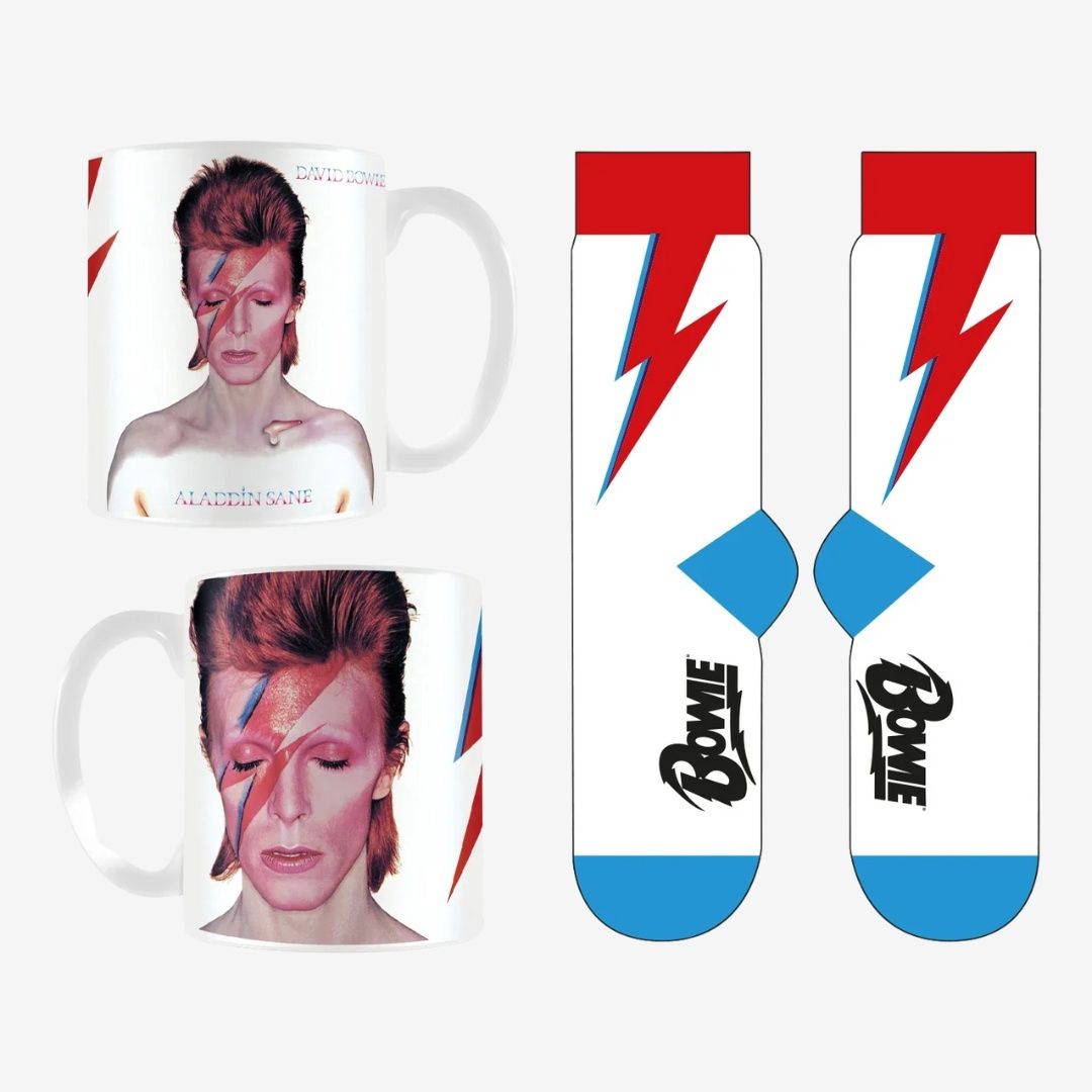 David Bowie (Aladdin Sane) Mug &amp; Socks Set