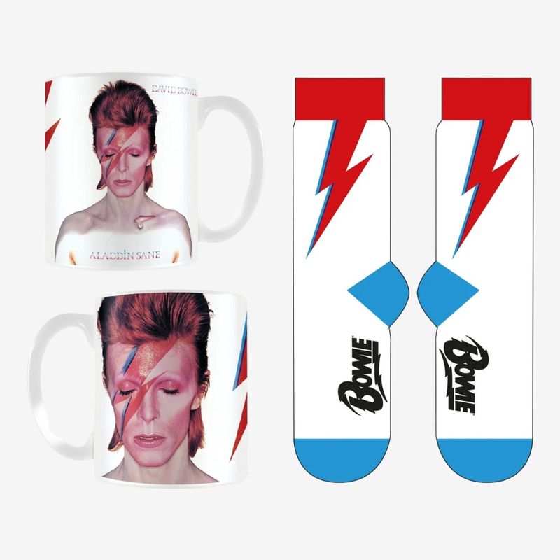David Bowie (Aladdin Sane) Mug &amp; Socks Set