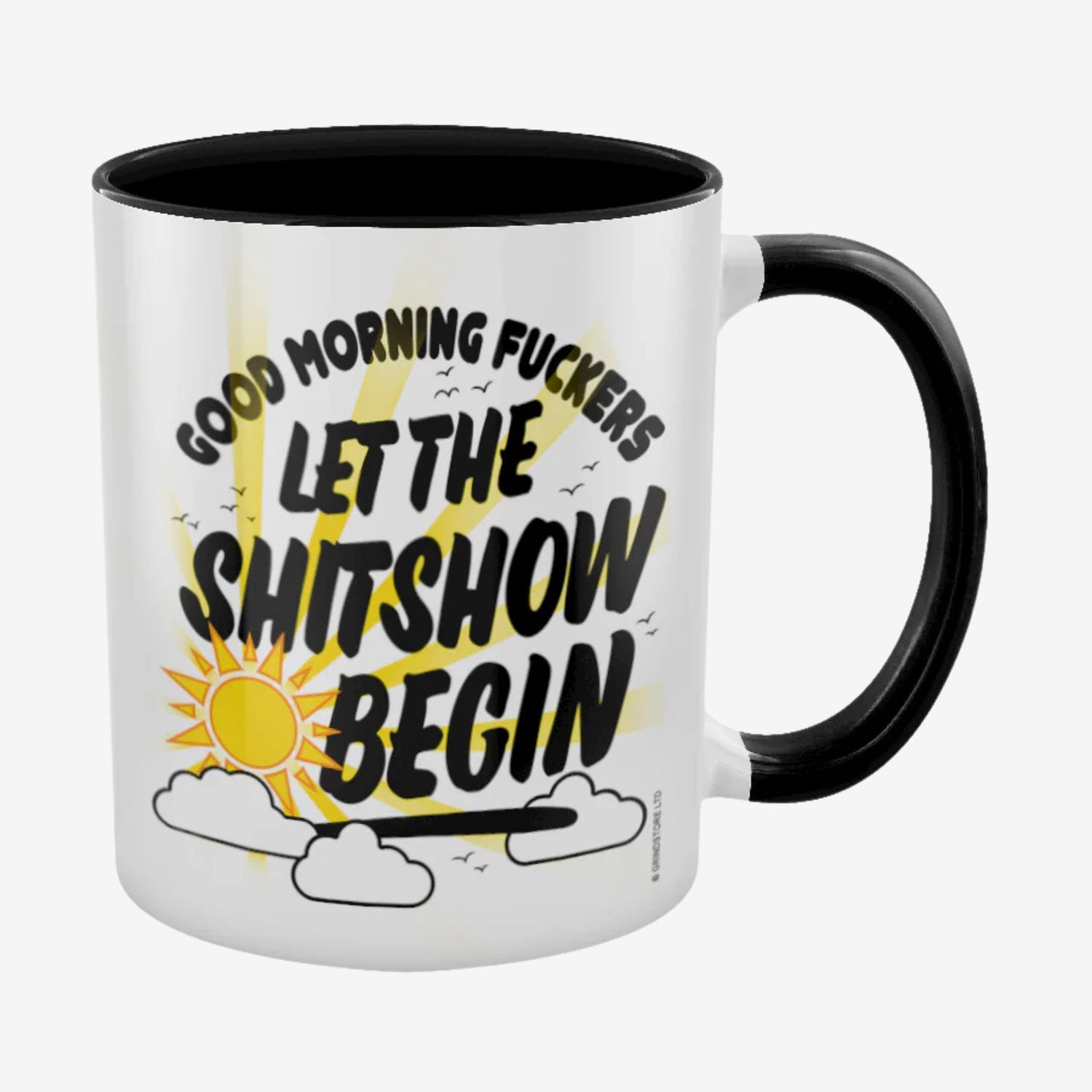 Good Morning Let The Shitshow Begin Inner 2 Tone Mug