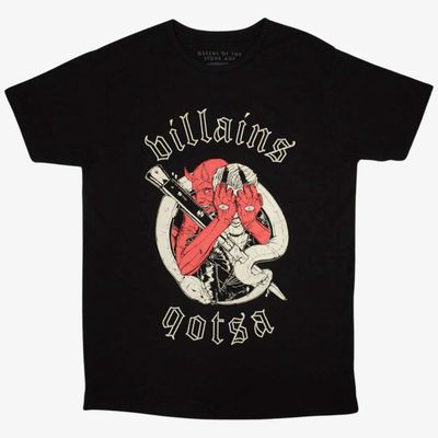 Queens Of The Stone Age Black Unisex T-Shirt: Villains